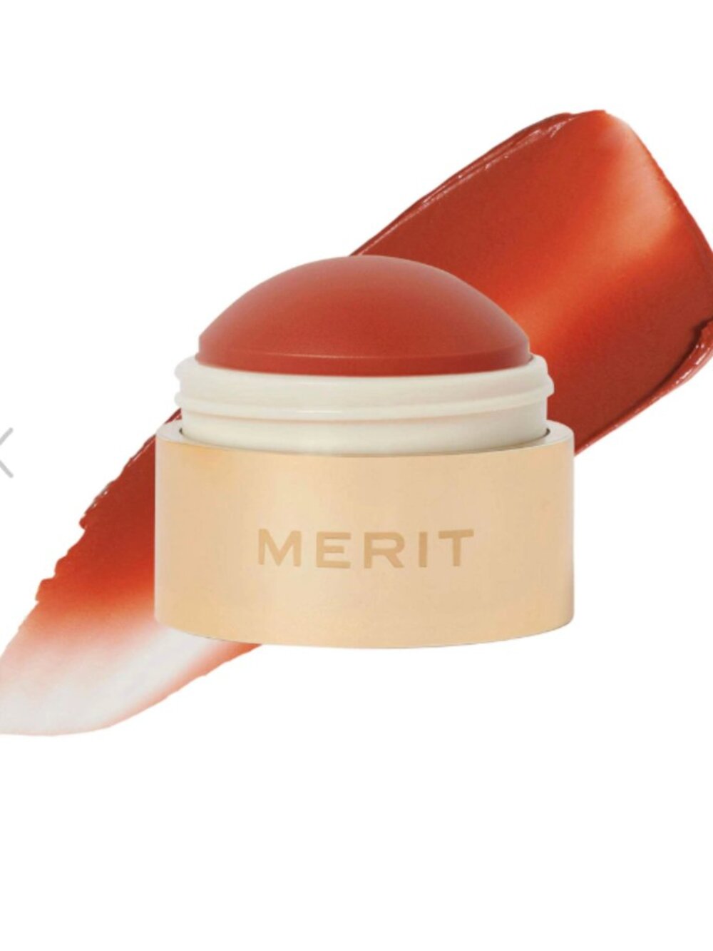 MERIT Flush Balm Cream Blush | Persimmon (soft orange red)